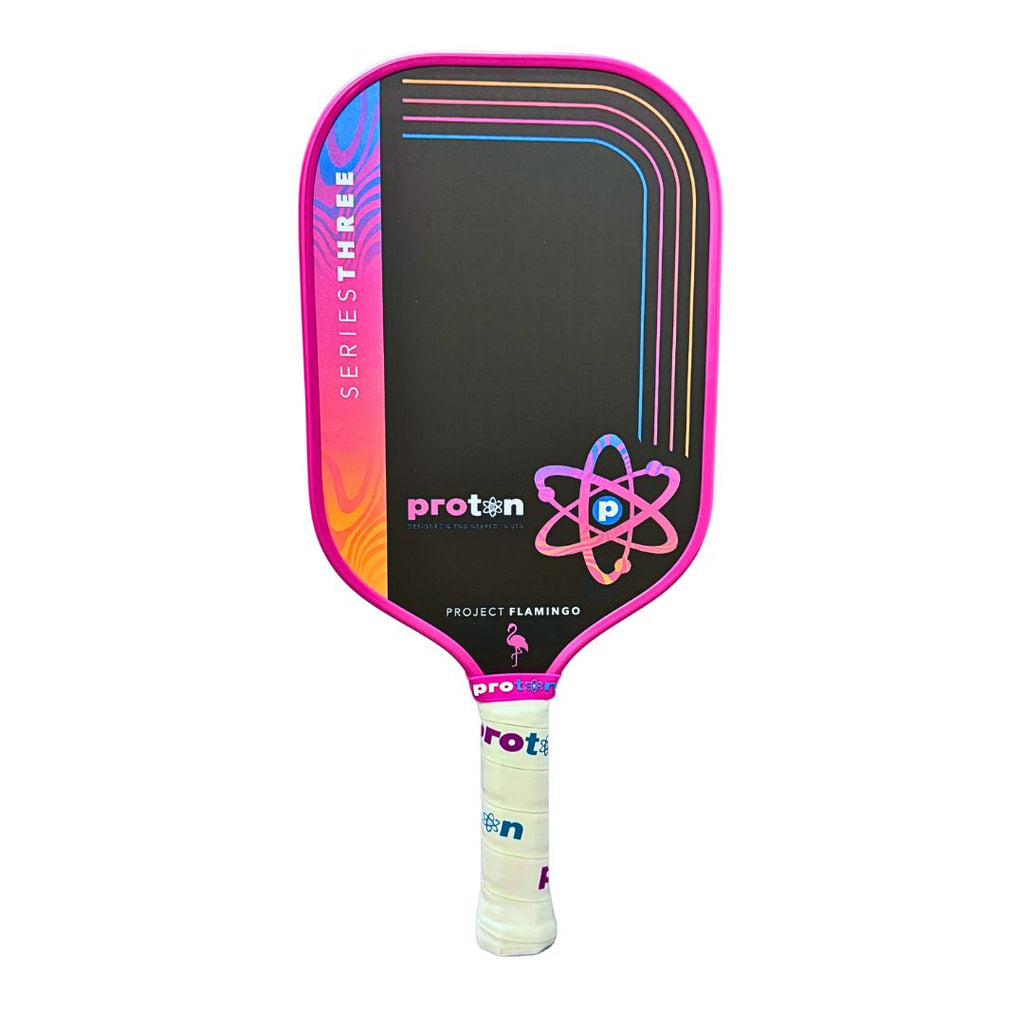 Proton Series Three Project Flamingo 15mm Elongated Pickleball Paddle