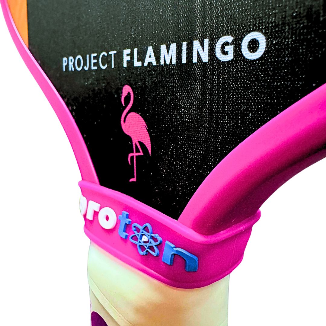 Proton Series Three Project Flamingo 15mm Elongated Pickleball Paddle