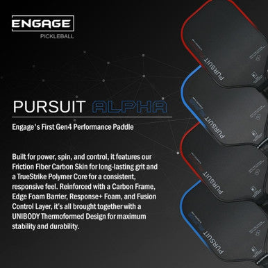 Engage Pursuit Alpha 16mm Pickleball Paddle