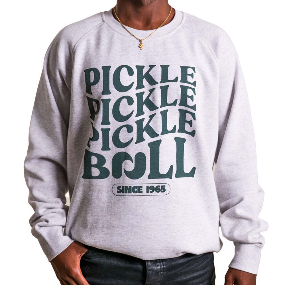 Heritage Pickle Pickle Pickle-ball Crewneck Sweatshirt - Unisex