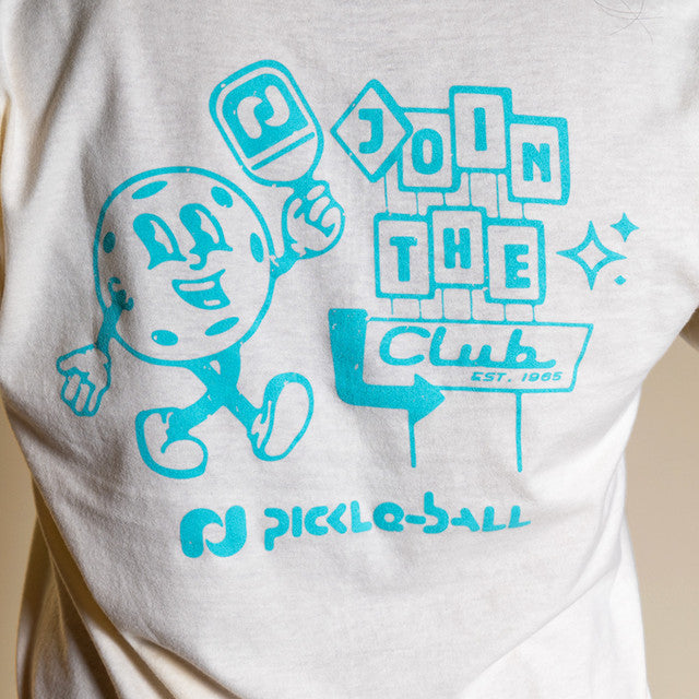 Heritage Pickle-ball Join The Club Retro Ball Tee - Unisex