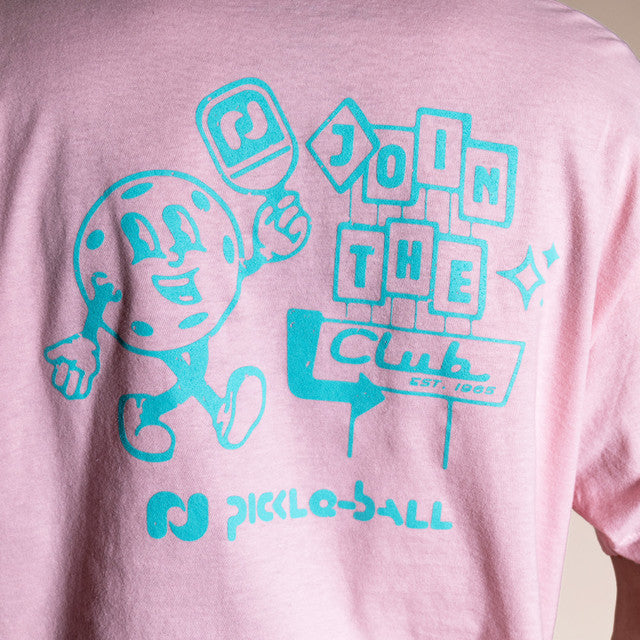 Heritage Pickle-ball Join The Club Retro Ball Tee - Unisex