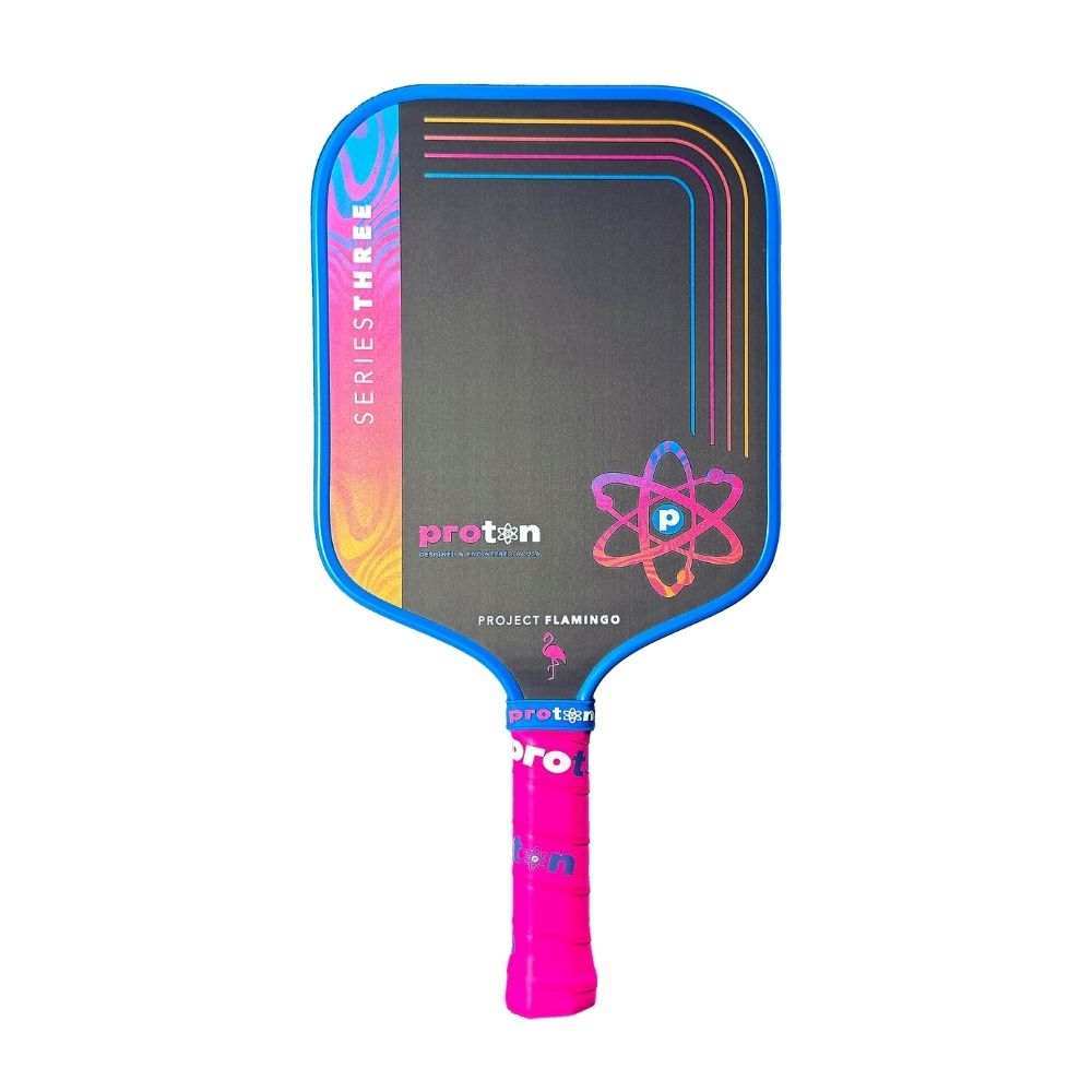 Proton Series Three Project Flamingo 15mm Widebody Pickleball Paddle