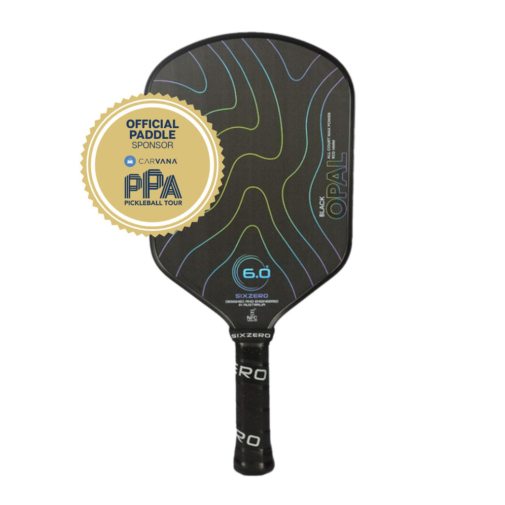 Six Zero Black Opal Pickleball Paddle