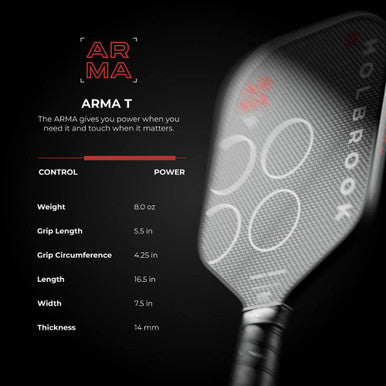 Holbrook ARMA T 14mm Pickleball Paddle