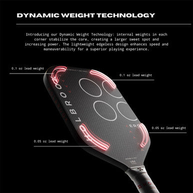 Holbrook Aero T Carbon Fiber 14mm Pickleball Paddle