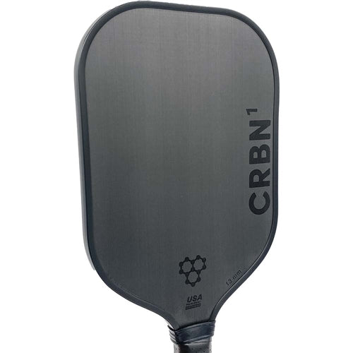 CRBN-1 Carbon Fiber Middleweight Paddle offering an all-black design and high quality textured T700 carbon fiber face for improved control
