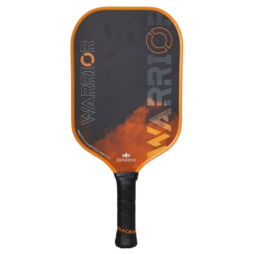 Diadem Warrior Pickleball Paddle is available in a red, teal, or orange, 2-sided design, and is so far the thickest paddle ever produced by a major manufacturer.