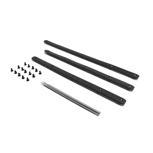 Diadem Edge Guard Kit for Icon consists of 3 pieces and 15 pins to hold them in place. Available in teal, pink, black, red, or white.
