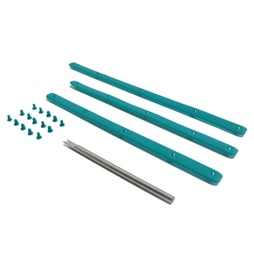 Diadem Edge Guard Kit for Icon consists of 3 pieces and 15 pins to hold them in place. Available in teal, pink, black, red, or white.