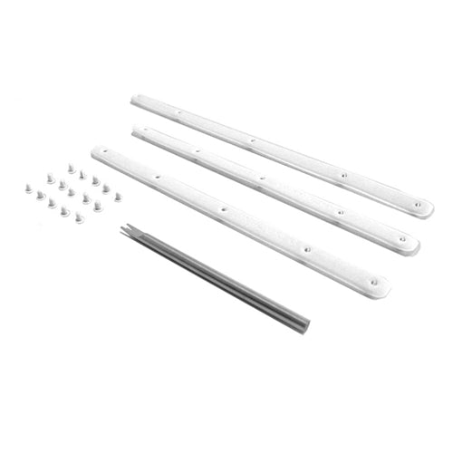 Diadem Edge Guard Kit for Icon consists of 3 pieces and 15 pins to hold them in place. Available in teal, pink, black, red, or white.
