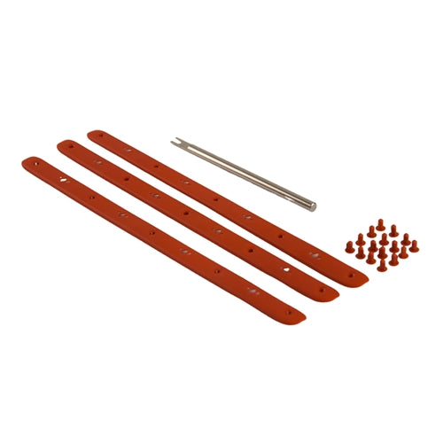 Diadem Icon V2 Paddle Edge Guard Kit including three rubber bumpers, 16 pins, and installation tool. Available in 7 colors.
