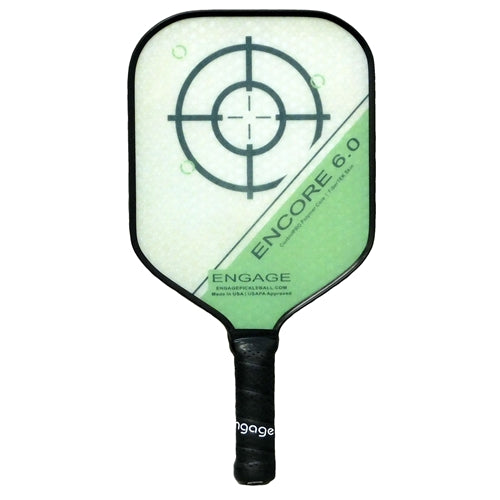 The Encore 6.0 paddle by EngagePickleball-choose from two grips and five colors.