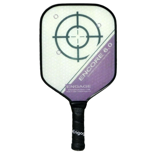 The Encore 6.0 paddle by EngagePickleball-choose from two grips and five colors.