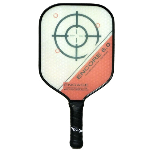 The Encore 6.0 paddle by EngagePickleball-choose from two grips and five colors.