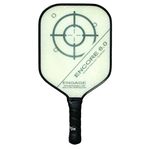 The Encore 6.0 paddle by EngagePickleball-choose from two grips and five colors.