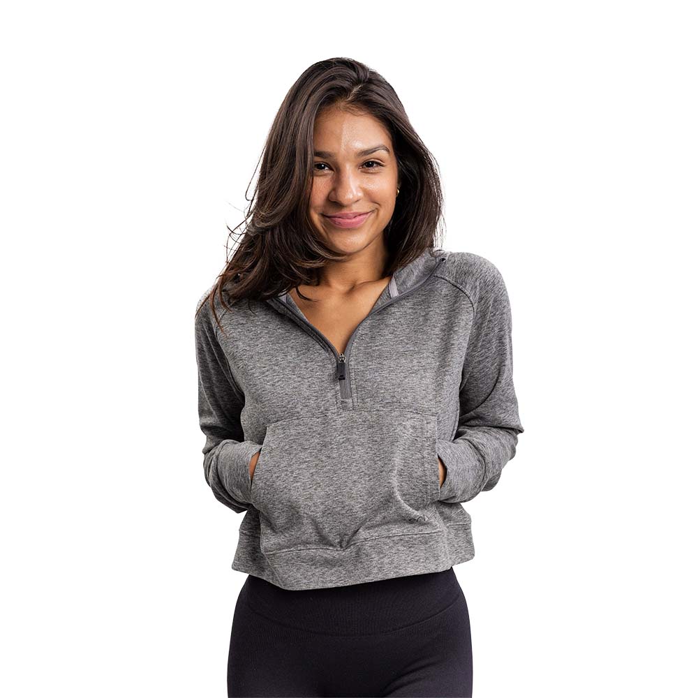 The Malibu Cropped Hooded Pullover - Women's