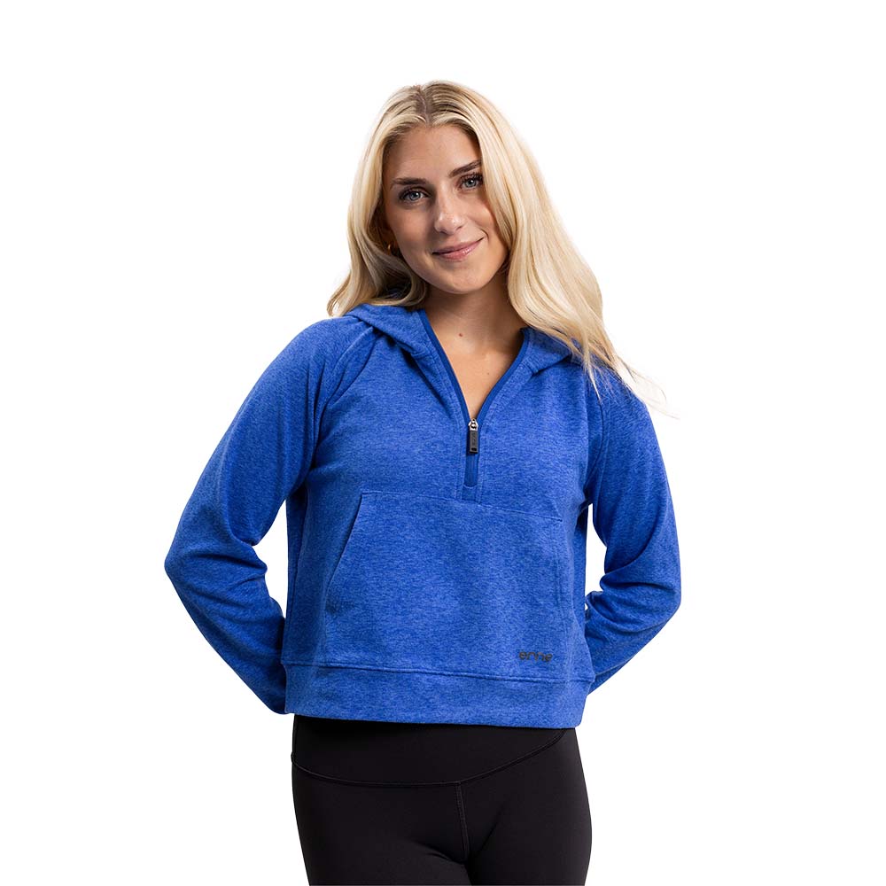 The Malibu Cropped Hooded Pullover - Women's
