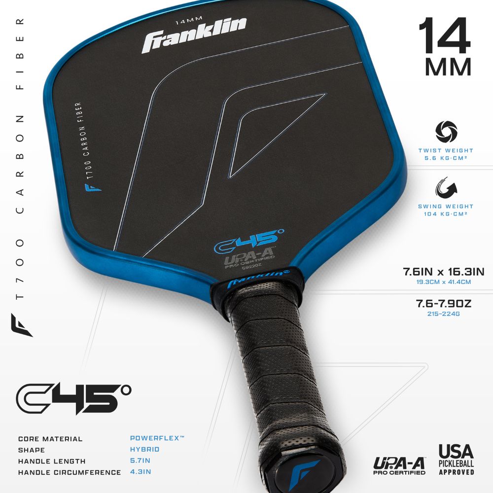Franklin C45 Hybrid 14mm Pickleball Paddle