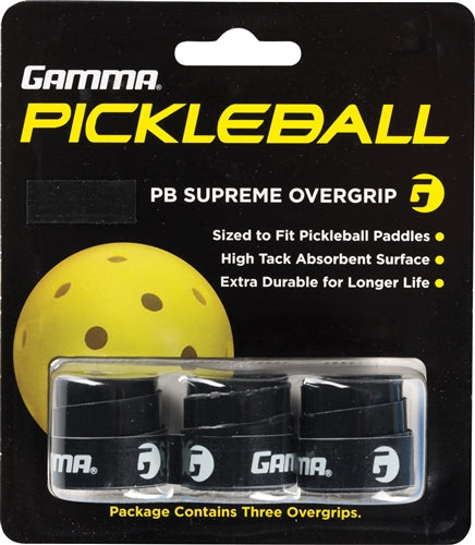High Tack Pickleball Grip, moisture absorbent.  Chosse from black, white, or neon or fashion mix