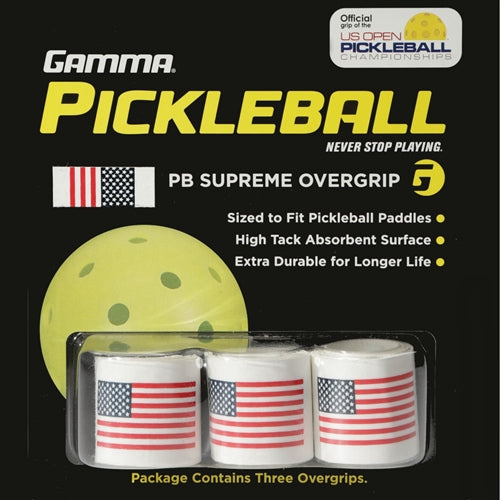 High Tack Pickleball Grip, moisture absorbent.  Chosse from black, white, or neon or fashion mix