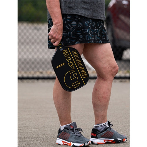 GAMMA 412 Composite paddle features the GAMMA logo and "412" in gold font that pops against a black background