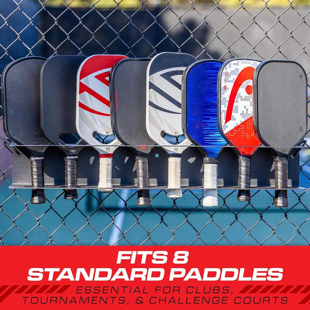 GoSports Pickleball Paddle Rack
