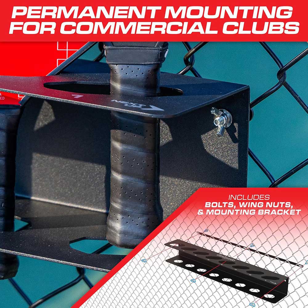 GoSports Pickleball Paddle Rack