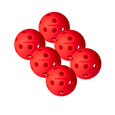 HEAD Championship 26 Indoor Pickleballs - Hot Lava - 6 Pack