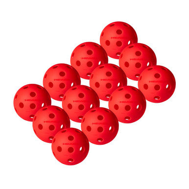 HEAD Championship 26 Indoor Pickleballs - Hot Lava - 12 Pack