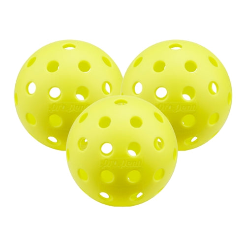 HEAD Pro Penn 40 Outdoor Pickleball in optic yellow featuring a Pro Penn logo