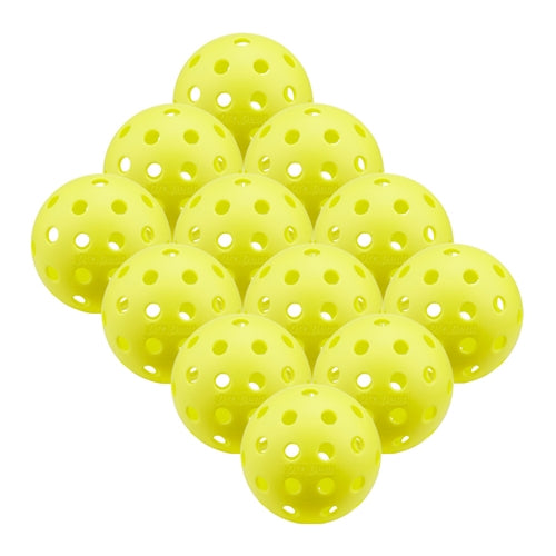 HEAD Pro Penn 40 Outdoor Pickleball in optic yellow featuring a Pro Penn logo