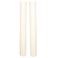 Set of two PVC Sleeves featuring a durable PVC plastic construction and glossy white exterior. Caps included. Outside diameter measures 3.25" and length measures 2'
