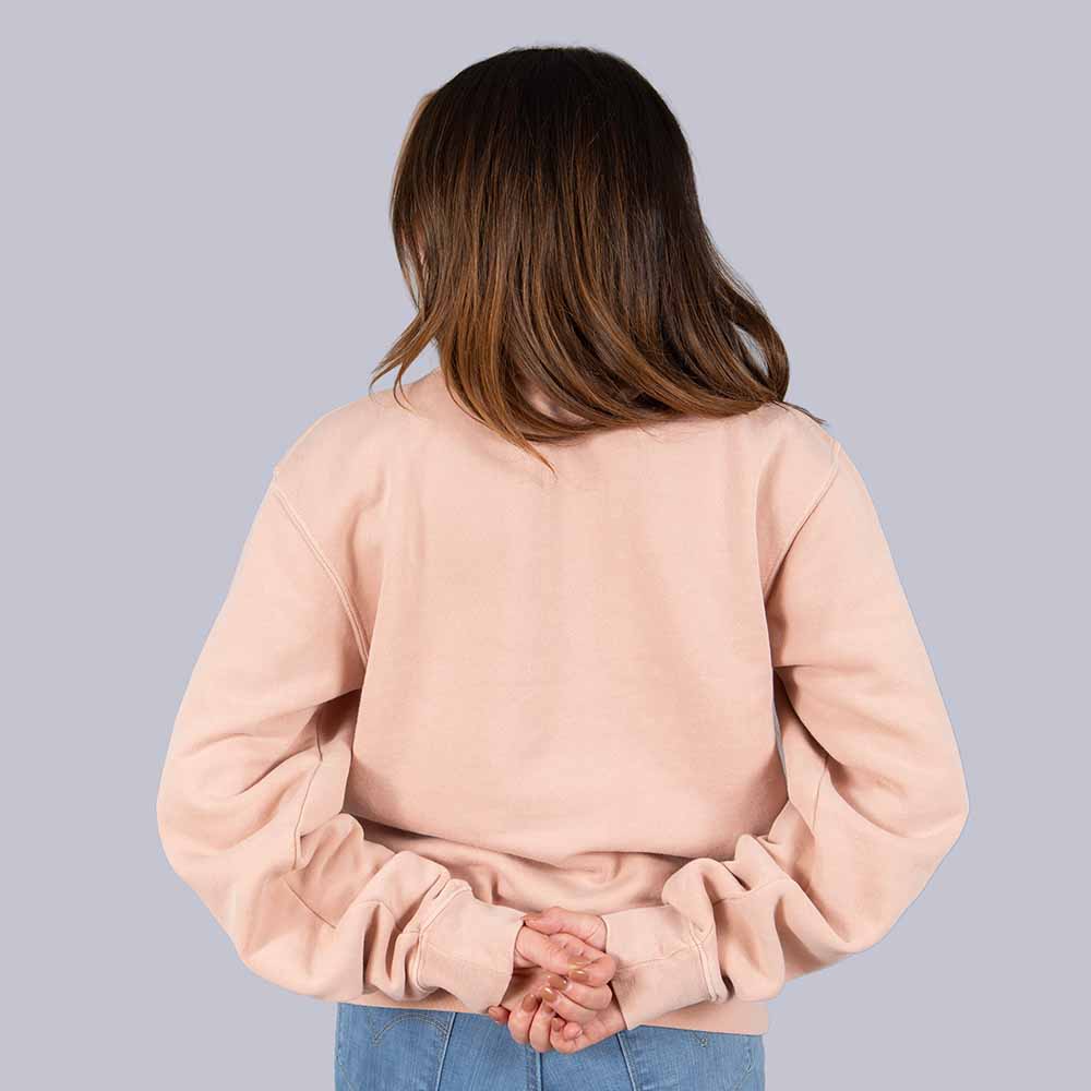 Heritage Pickle-ball Embroidered Cursive Crew Neck Sweatshirt - Unisex