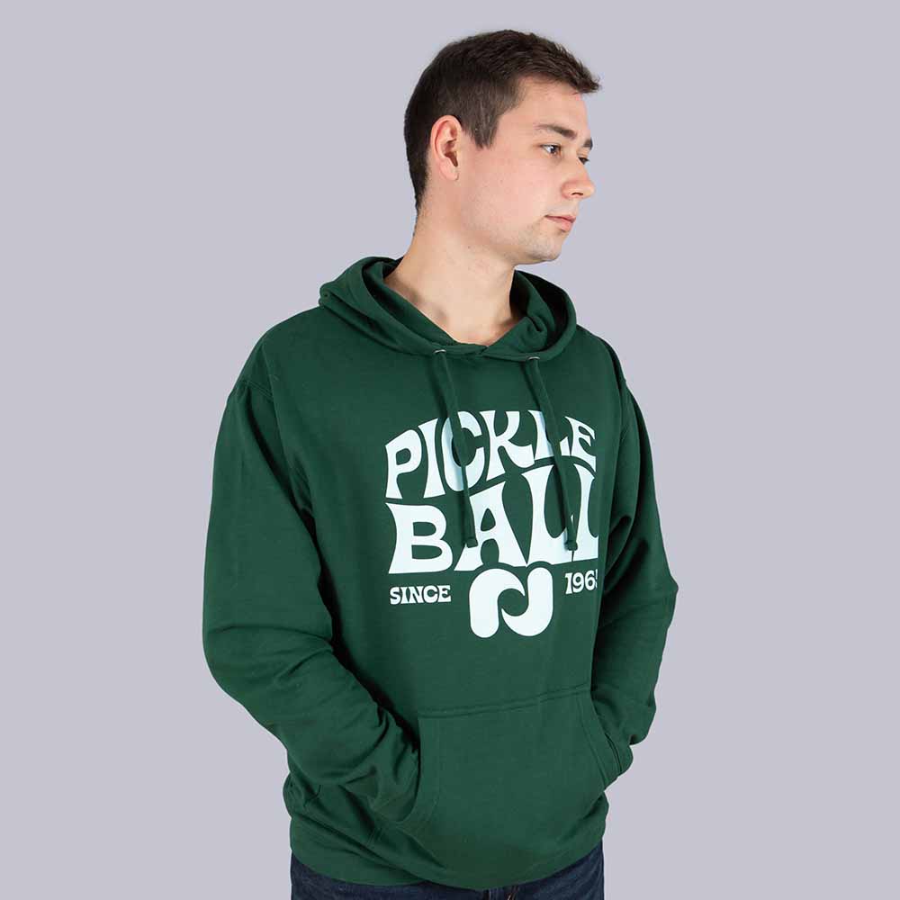 Heritage Pickle-ball Groovy Front Logo Hoodie - Unisex