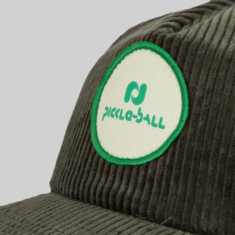 Heritage Pickle-ball Circle Patch Vintage Corduroy Hat