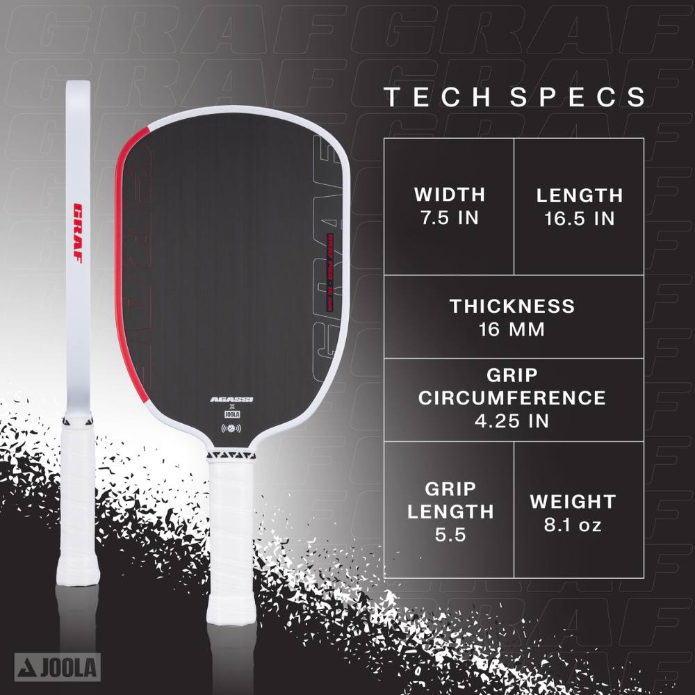JOOLA Steffi Graf Pro 16mm Pickleball Paddle