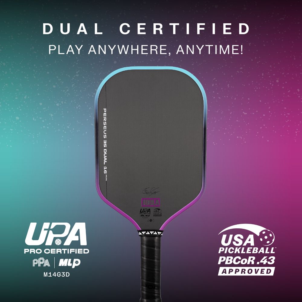 JOOLA Perseus Pro 3S Dual 16mm Pickleball Paddle