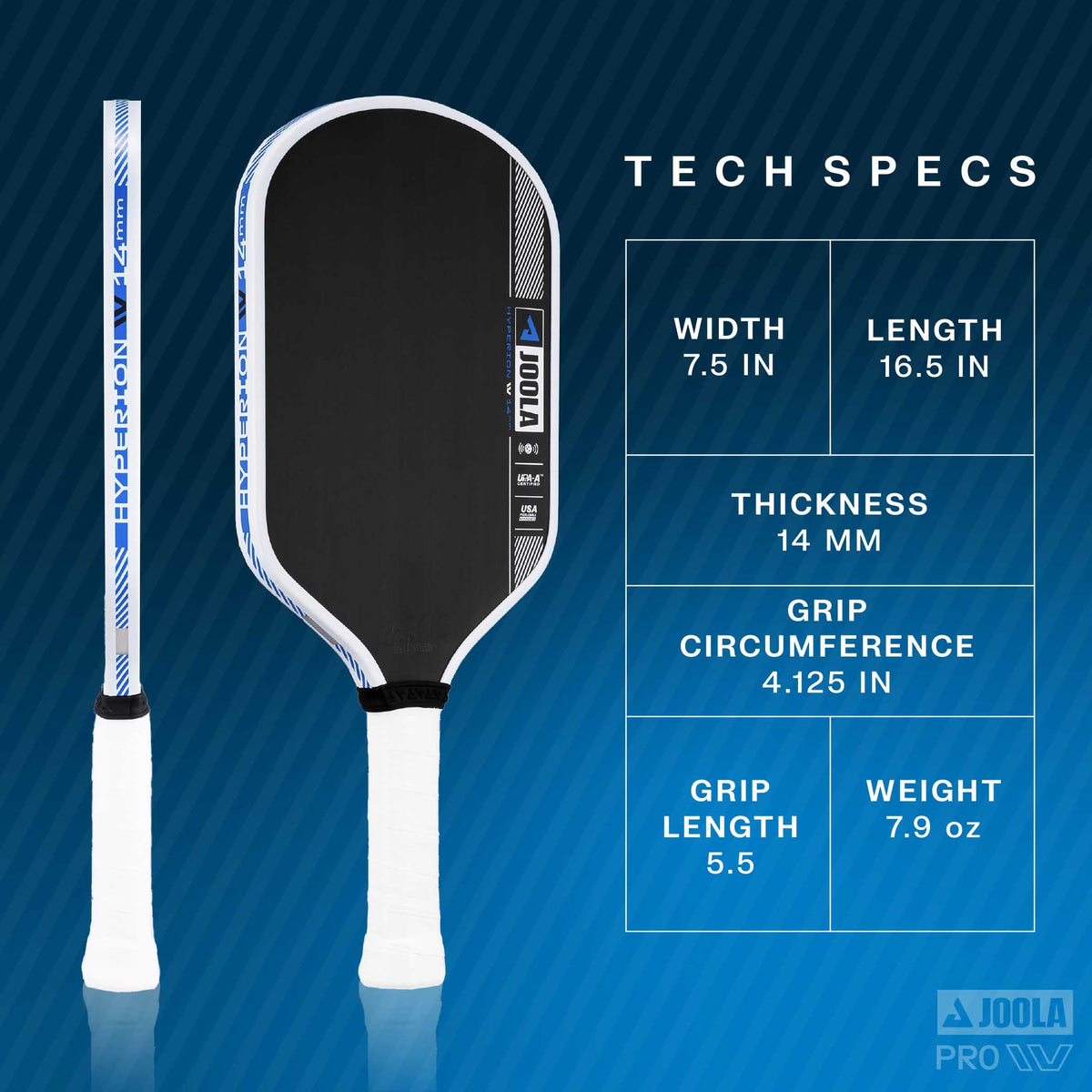 JOOLA Ben Johns Hyperion Pro IV 14mm Pickleball Paddle