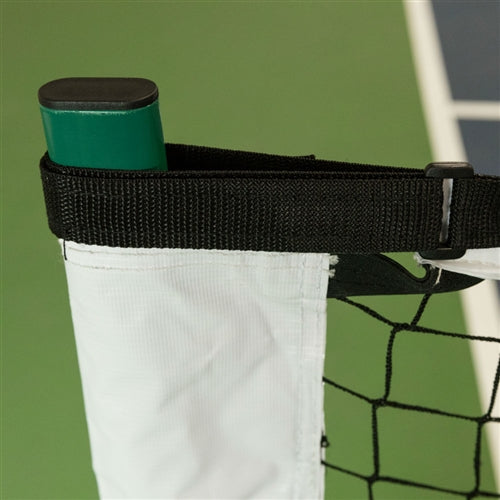 PickleNet Portable Pickleball Net System-New and improved design-Oval posts and improved net support rod. Includes carrying bag.