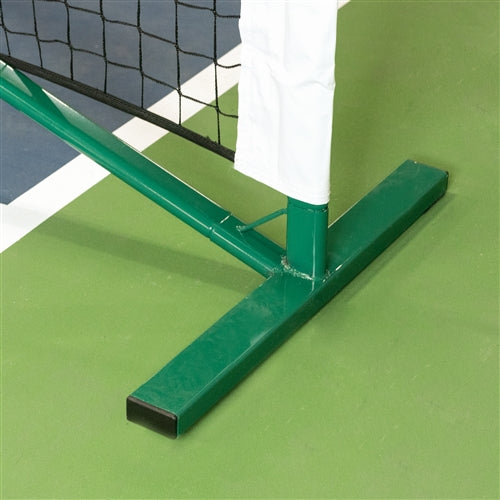 PickleNet Portable Pickleball Net System-New and improved design-Oval posts and improved net support rod. Includes carrying bag.