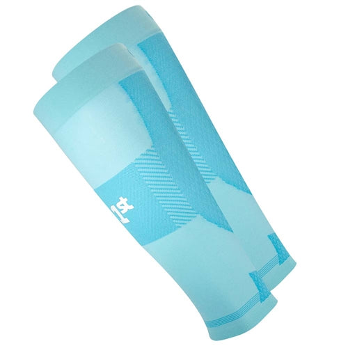 OS1st TA6 Thin Air Performance Calf Sleeve is available in Aqua, Black, Gray, Lavender, Light Pink, Steel Blue, and White, sizes S-XL.