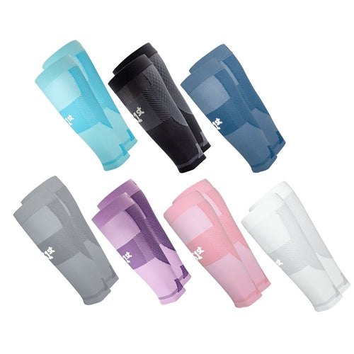 OS1st TA6 Thin Air Performance Calf Sleeve is available in Aqua, Black, Gray, Lavender, Light Pink, Steel Blue, and White, sizes S-XL.