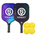 Oneshot X 2-Paddle Bundle - includes two paddles and 4 outdoor balls