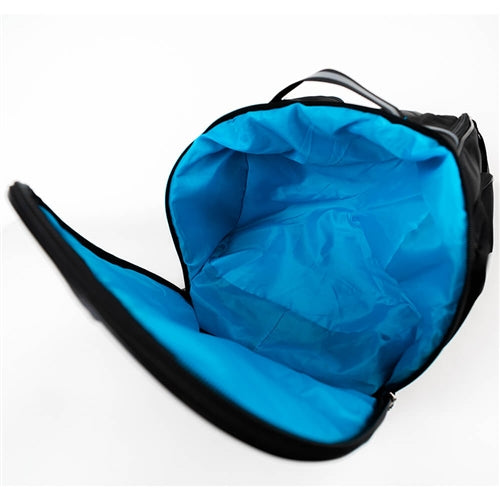 The OneShot Pro Pickleball Bacpack 2.0 offers multiple compartments, including a ventilated compartment for clothing or shoes.
