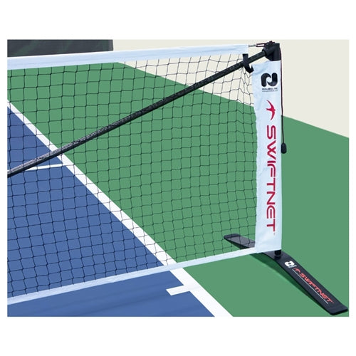 SwiftNet 2.1 Portable Pickleball Net, strong and lightweight. Includes carrying bag.