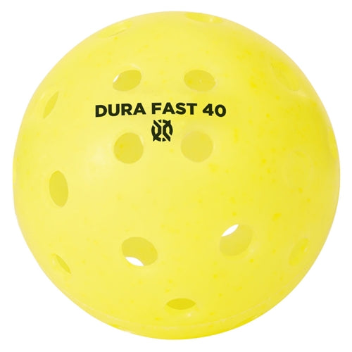 The Dura Outdoor ball is available in three colors: yellow, neon and orange
