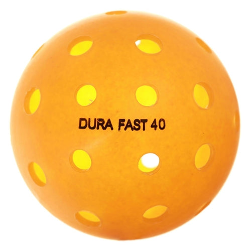 The Dura Outdoor ball is available in three colors: yellow, neon and orange
