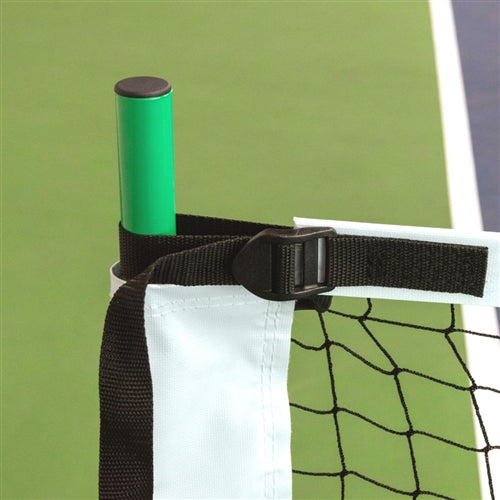 3.0 Tournament Net, regulation size with power-coated frame, net and handy carrying bag.