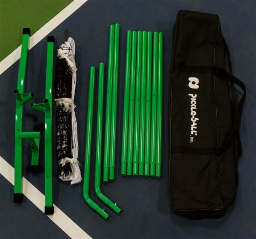 3.0 Tournament Net, regulation size with power-coated frame, net and handy carrying bag.